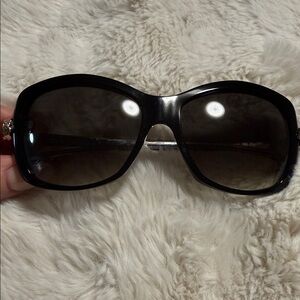 Cartier Black and Silver Sunglasses